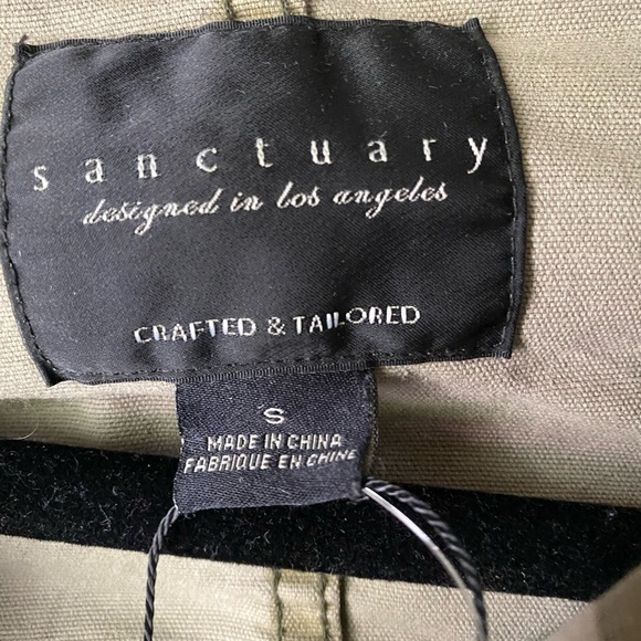 ANTHROPOLOGIE Sanctuary Cropped Camo Jacket/ Size Small - Picture 6 of 6